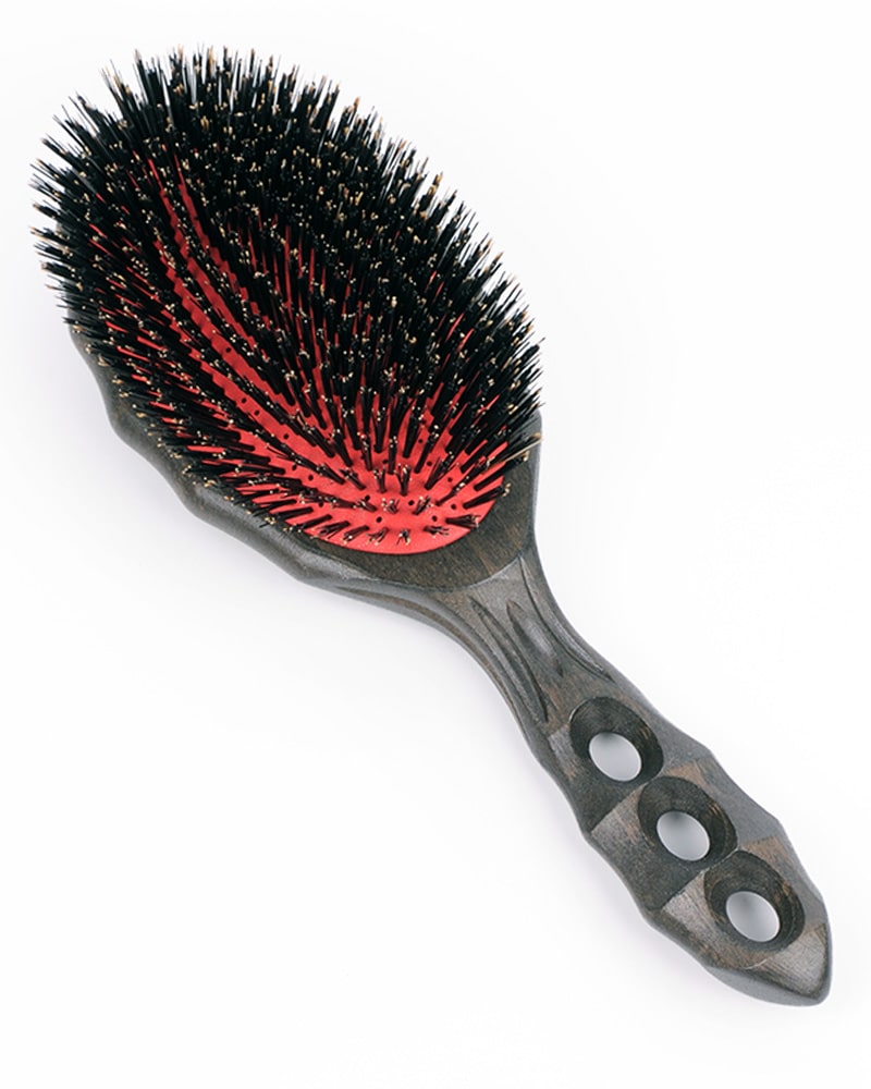 YS Park Hair Brush Tortoise Wood Air Vent Cushion Hair Gloss Flat ys-park-hair-brush-tortoise-wood-air-vent-cushion-hair-gloss-flat